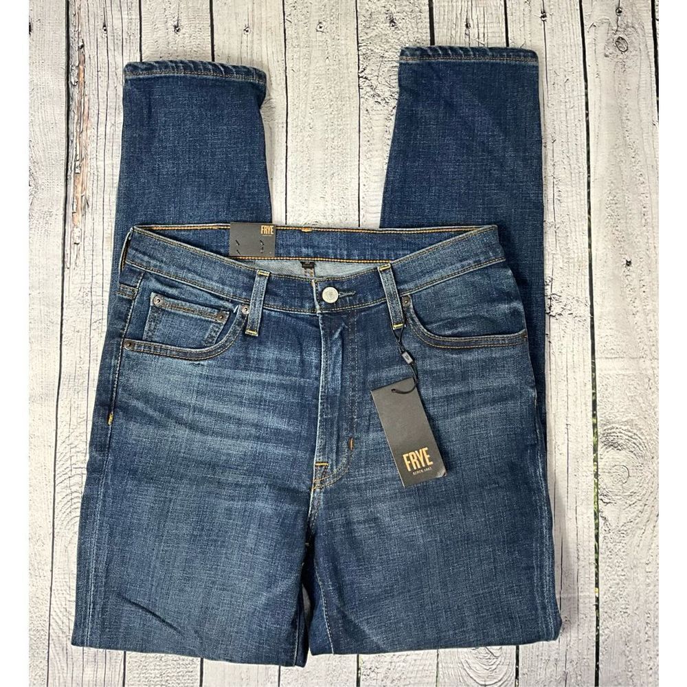Frye Women's Skinny Jeans in Dark Blue Wash